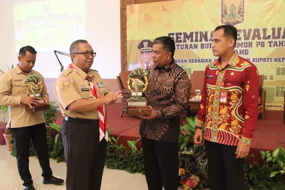 Para Camat Ikuti Seminar Evaluasi Perbup Sukabumi No 78 Tahun 2020