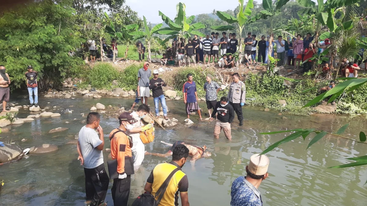 Tukang Parkir di Area Wisata Ditemukan Tewas di Aliran Sungai Citepus