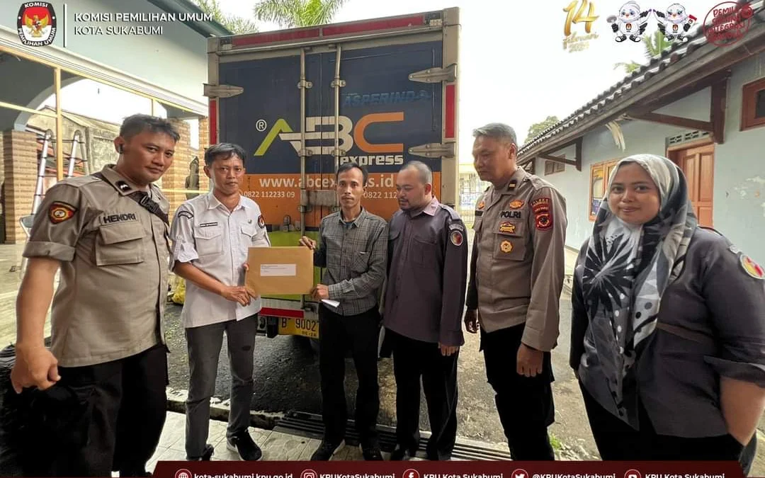 KPU Sukabumi Kembali Menerima Logistik Kelengkapan Pemililu