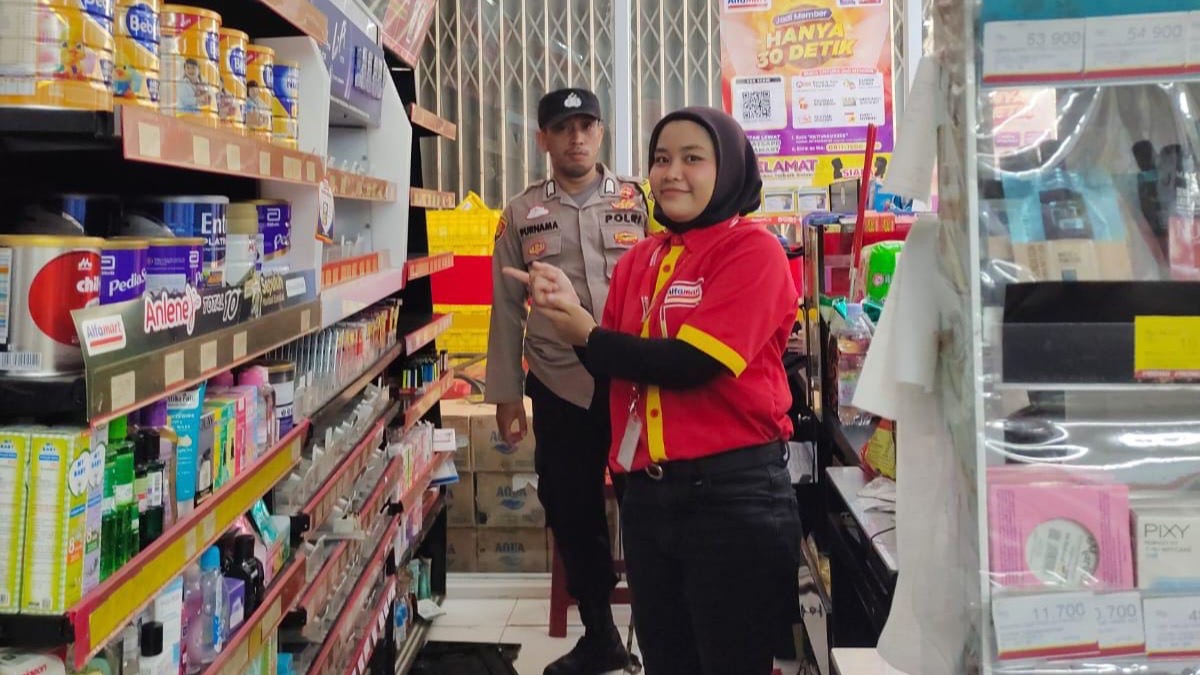 Maling Gondol Puluhan Juta di Sebuah Minimarket di Simpenan