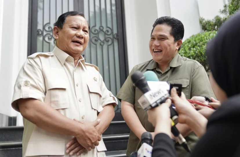 Alasan Erick Thohir Dukung Prabowo Meski Tak Dipilih Jadi Cawapres