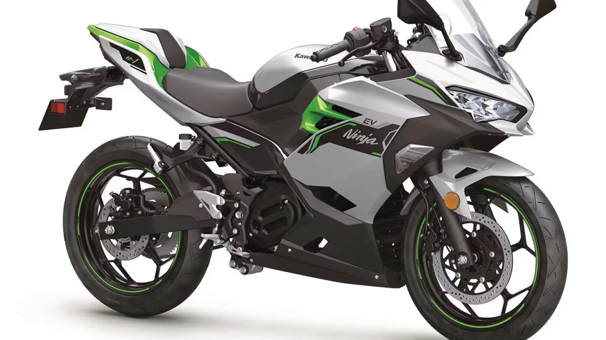 Kawasaki E1 Motor Listrik dengan Tampilan Sporty