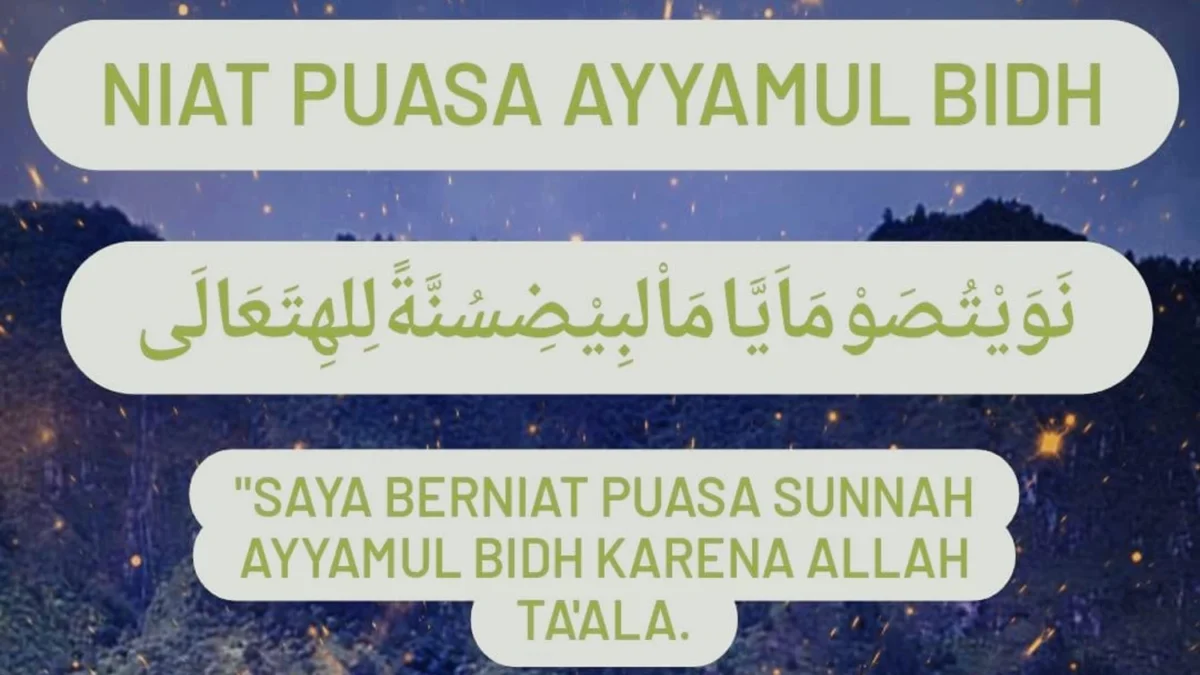 Puasa Ayyamul Bidh