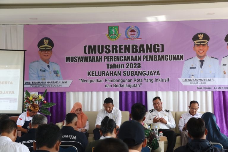 Usulkan Mitigasi Bencana di Kelurahan Subangjaya