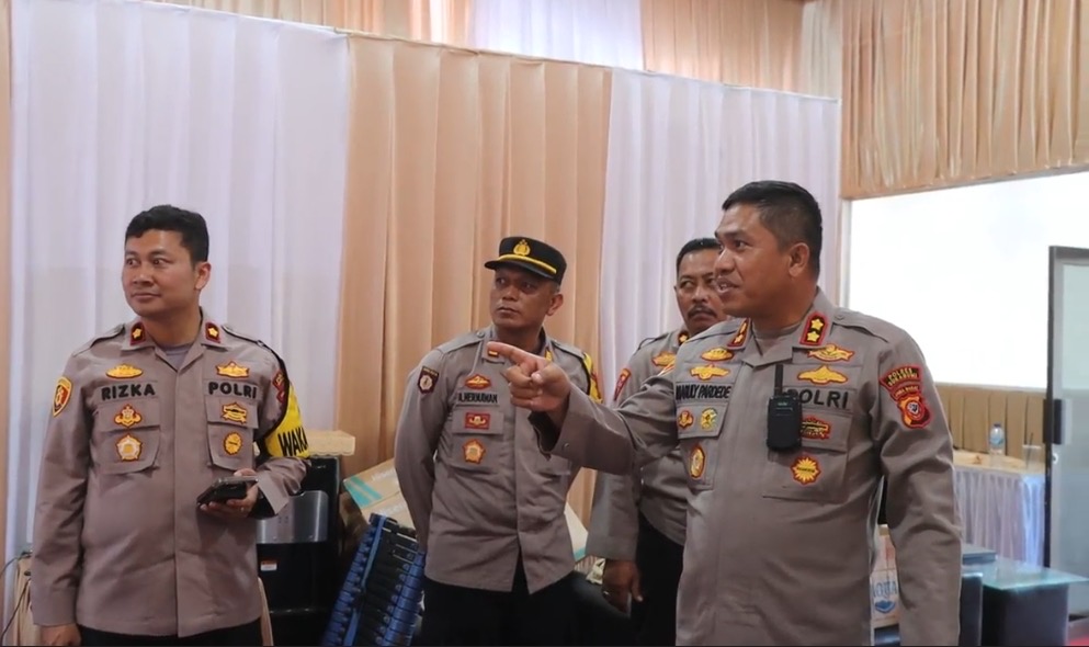 Kapolres Sukabumi Cek Kesiapan Jalur dan Pos Pam Ops Lilin Lodaya