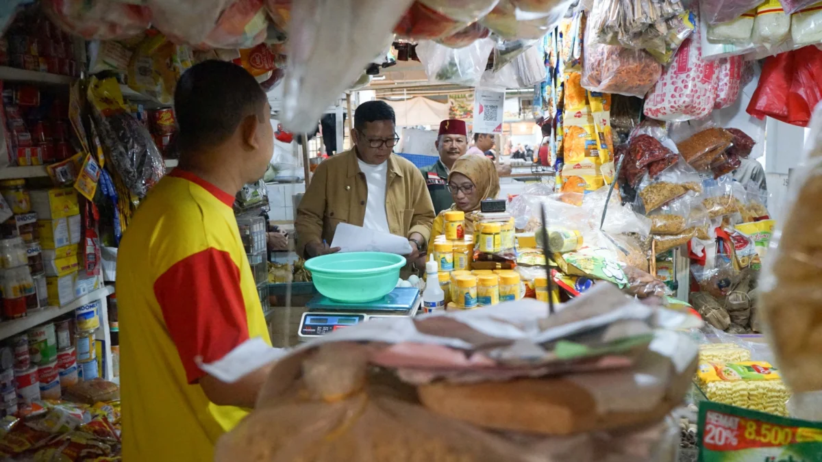 Jelang Nataru, Pj Wali Kota Sidak Pasar