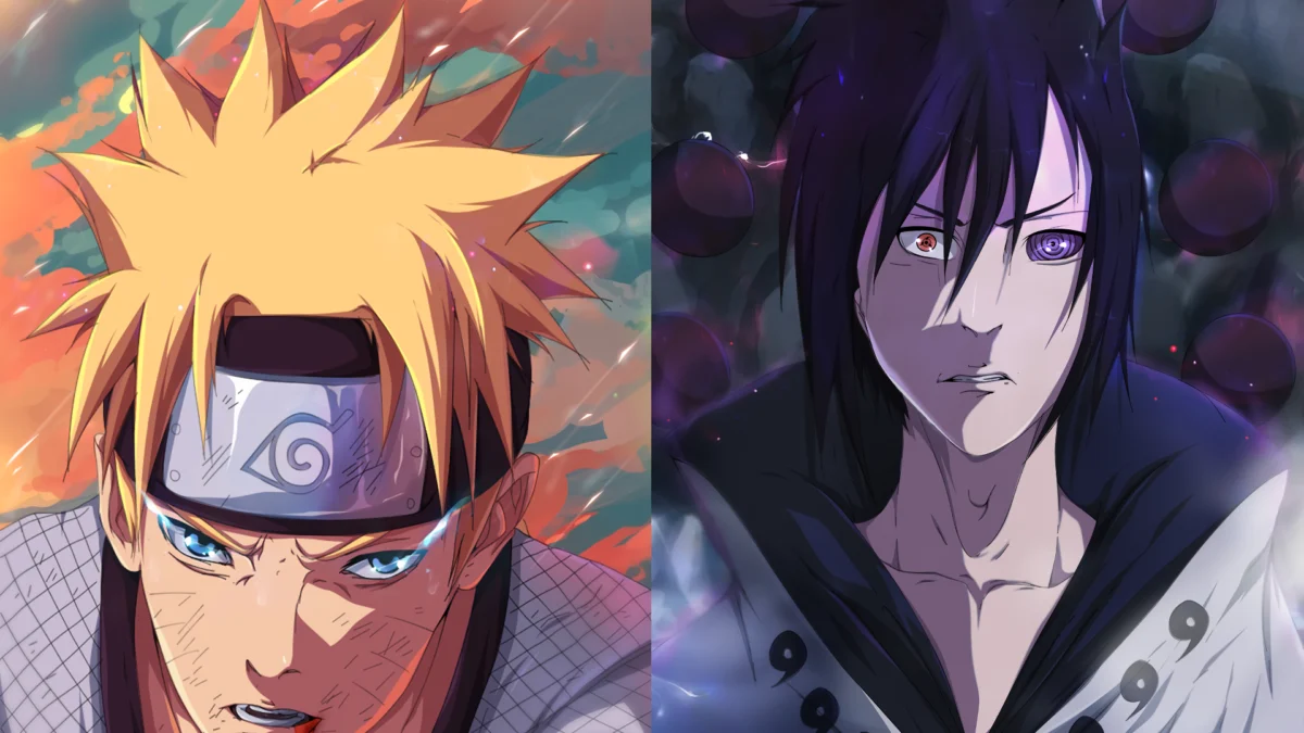 Naruto Uzumaki dan Sasuke