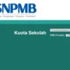 Kuota Sekolah SNBP 2024