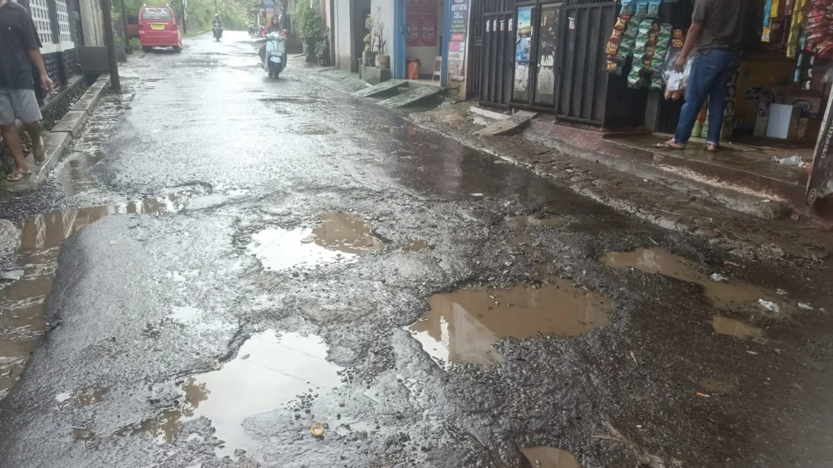 Sejumlah Titik Ruas Jalan Kondisinya Rusak