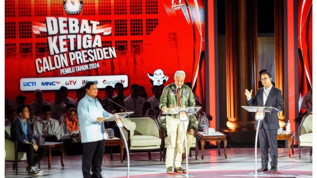 Analisa INDEF Usai Debat Capres: Anies Terpopuler, Ganjar Paling Positif