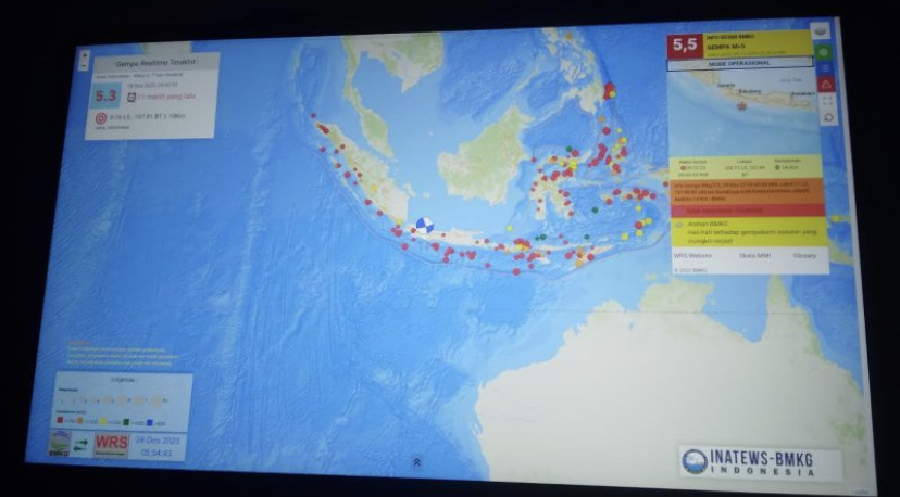 BPBD Kota Sukabumi Punya Alat Deteksi Gempa Bumi