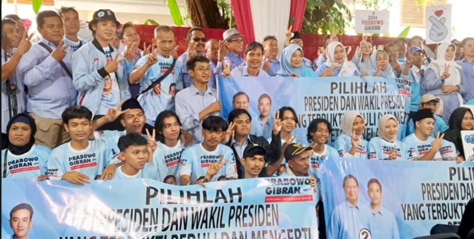 Gerakan Tani Nelayan Prabowo-Gibran di Pulau Jawa Serukan Pilpres Satu Putaran