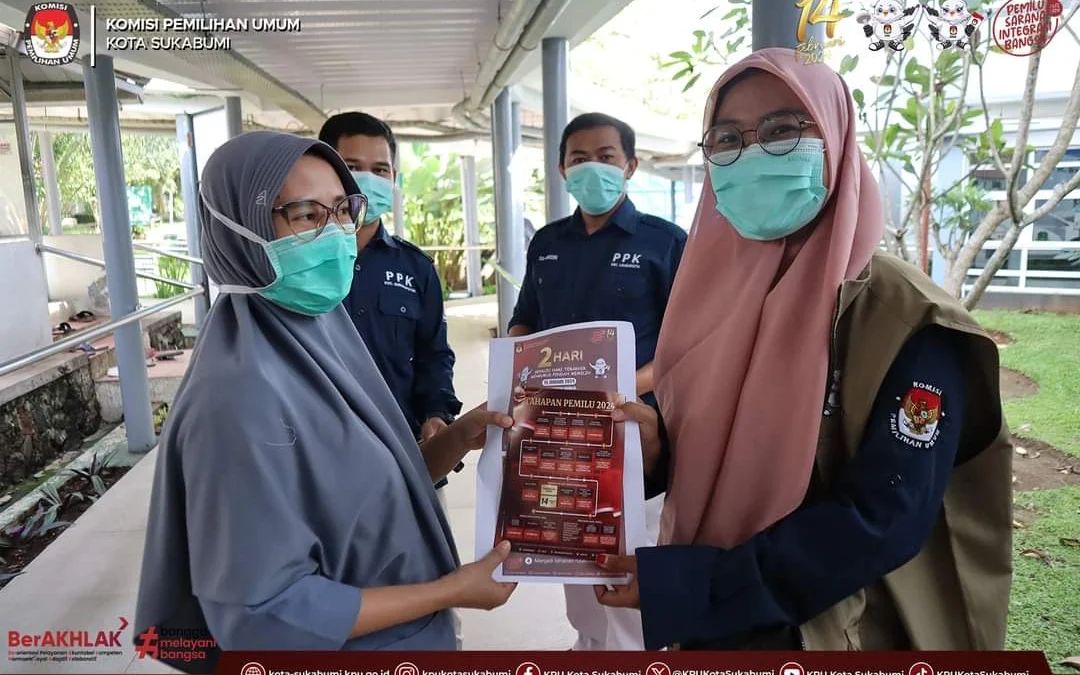 KPU Sosialisasi Pemilih di RSUD Syamsudin SH Kota Sukabumi