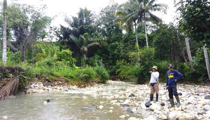 Banjir Bandang Rusak Saluran Irigasi di Desa Sindangresmi Jampangtengah