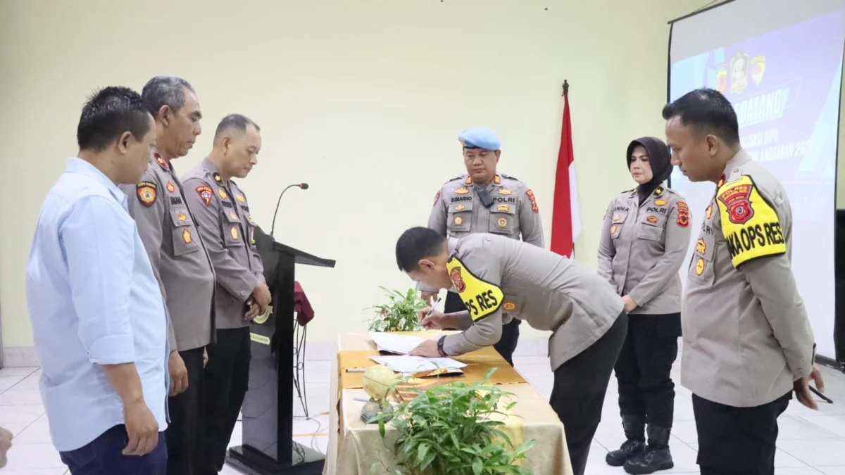 Polres Sukot Terima Anggaran Rp83 Miliar