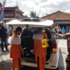 Polres Rekonstruksi Kasus Pembunuhan Grab Car di Cireunghas