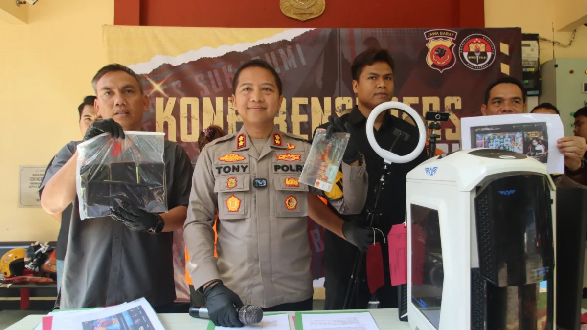 Polres Sukabumi Ungkap Sindikat Judi Online Live Streaming
