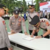 Kasatlantas Polres Sukabumi resmi berganti pimpinan dari AKP Sujana Awin Umar kepada AKP Fiekry Adi Perdana