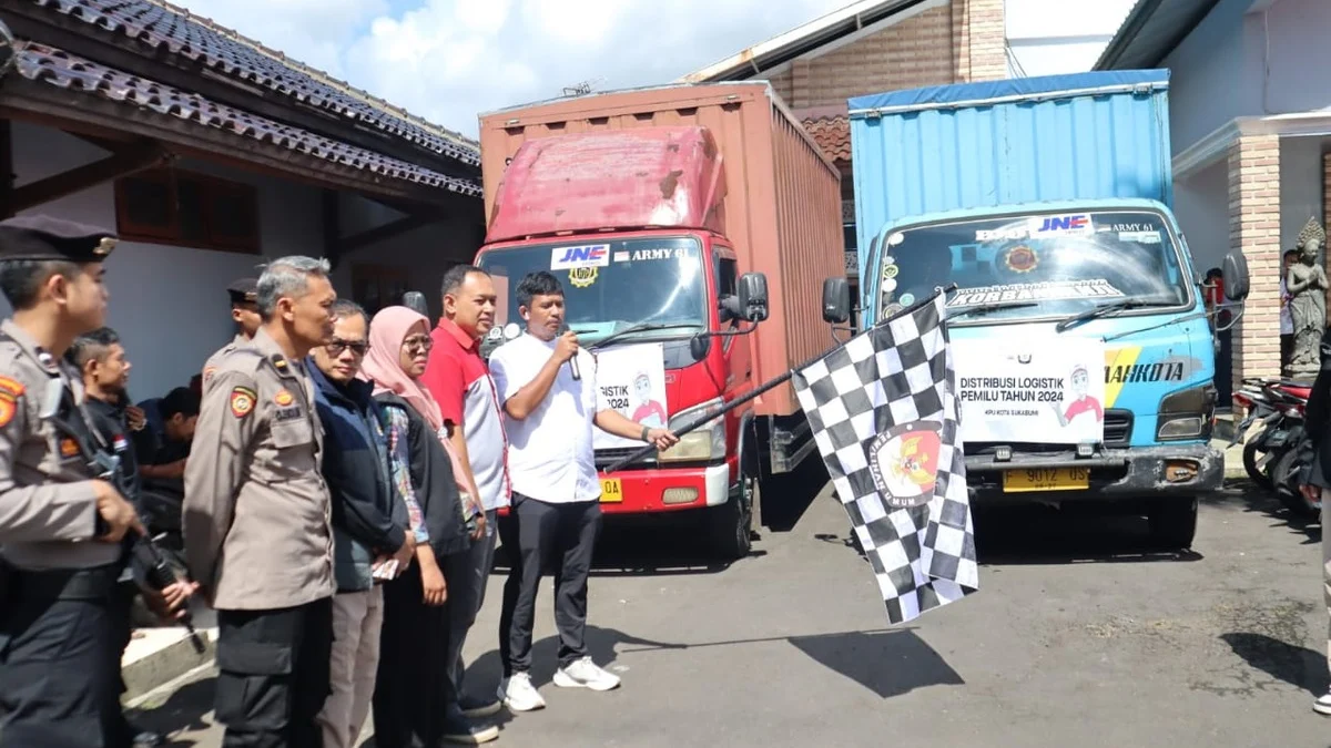 KPU Distribusikan Logistik Pemilu 2024 ke Semua Kecamatan