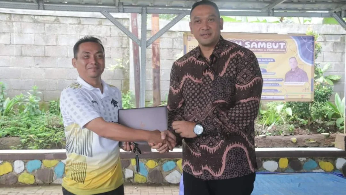 Dinas komunikasi informatika dan Persandian Kabupaten Sukabumi selenggarakan acara pisah sambut, Jum\'at (8/3)