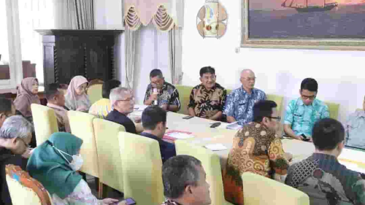 Jajaran Pemkab Sukabumi menggelar Rapat Persiapan rapat persiapan event Healthy City Summit 2024