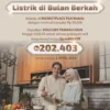 PLN Gelar Promo Tambah Daya Listrik Di Bulan Berkah Melalui PLN Mobile. (Ist)