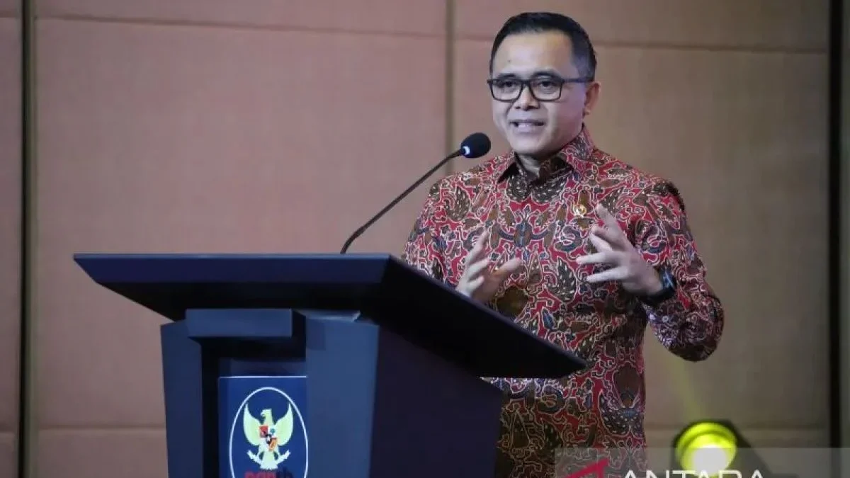 Menteri PANRB Abdullah Azwar Anas dalam acara Peresmian Bersama MPP dan Pengutan Komitmen Penerapan MPP