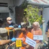 Petugas gabungan dari Polrestabes Makassar dan Polda Sulsel saat gelar rekontruksi