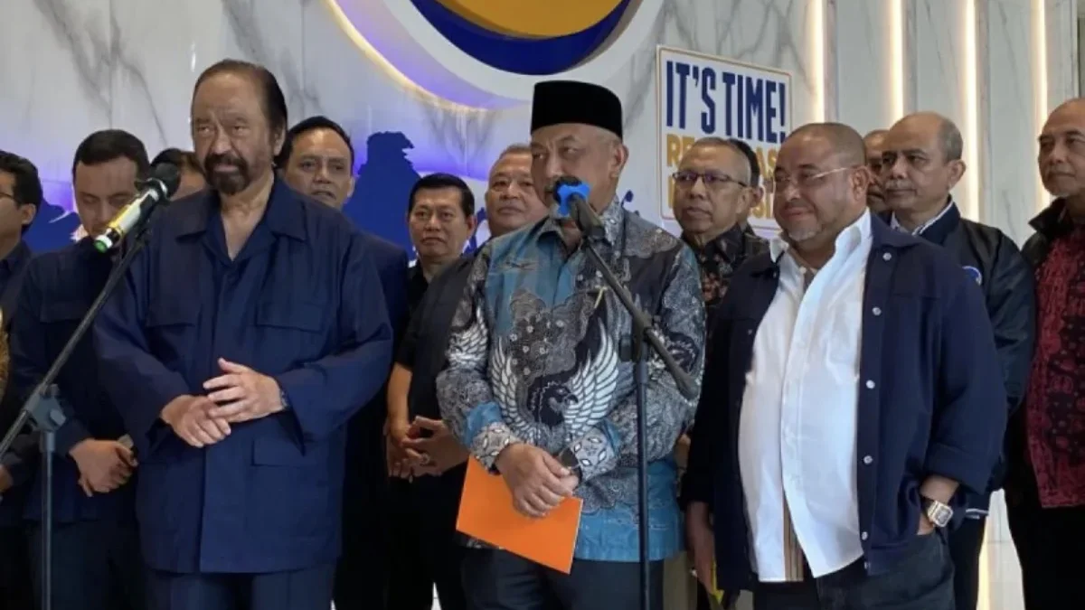 NasDem dan PKS ingin kolaborasi tetap dilanjutkan usai pilpres Ketua Umum DPP Partai NasDem Surya Paloh (kiri)