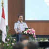 Kepala Staf Angkatan Udara (KSAU) Marsekal TNI Mohamad Tonny Harjono di Gedung Serba Guna Suharno Harbani