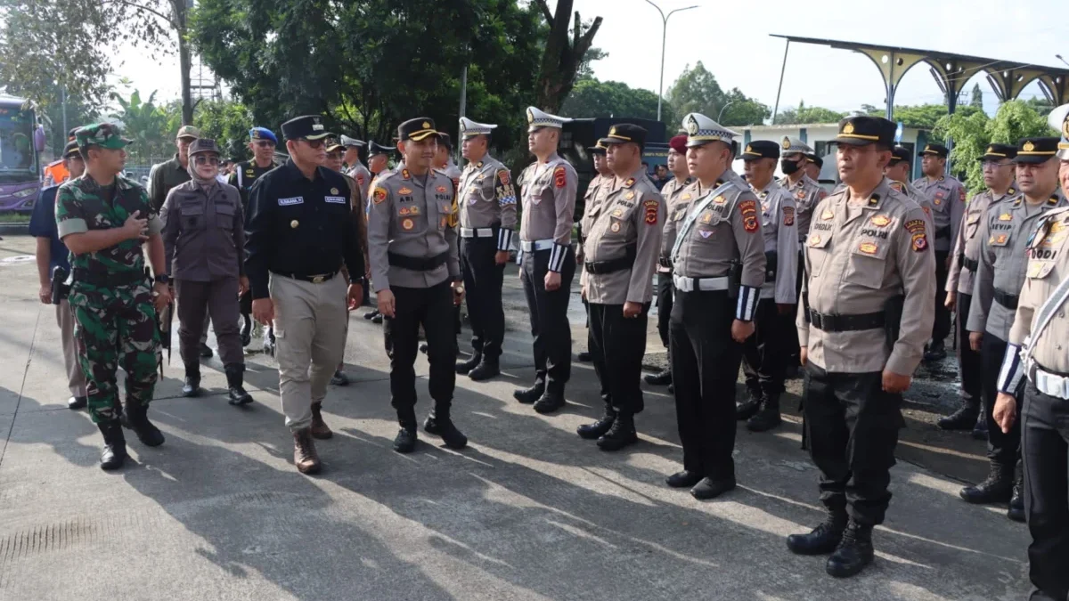 Kapolres Sukabumi Kota AKBP Ari Setyawan Wibowo dan Pj Wali Kota Kusmana Hartadji serta pimpinan Forkopimda