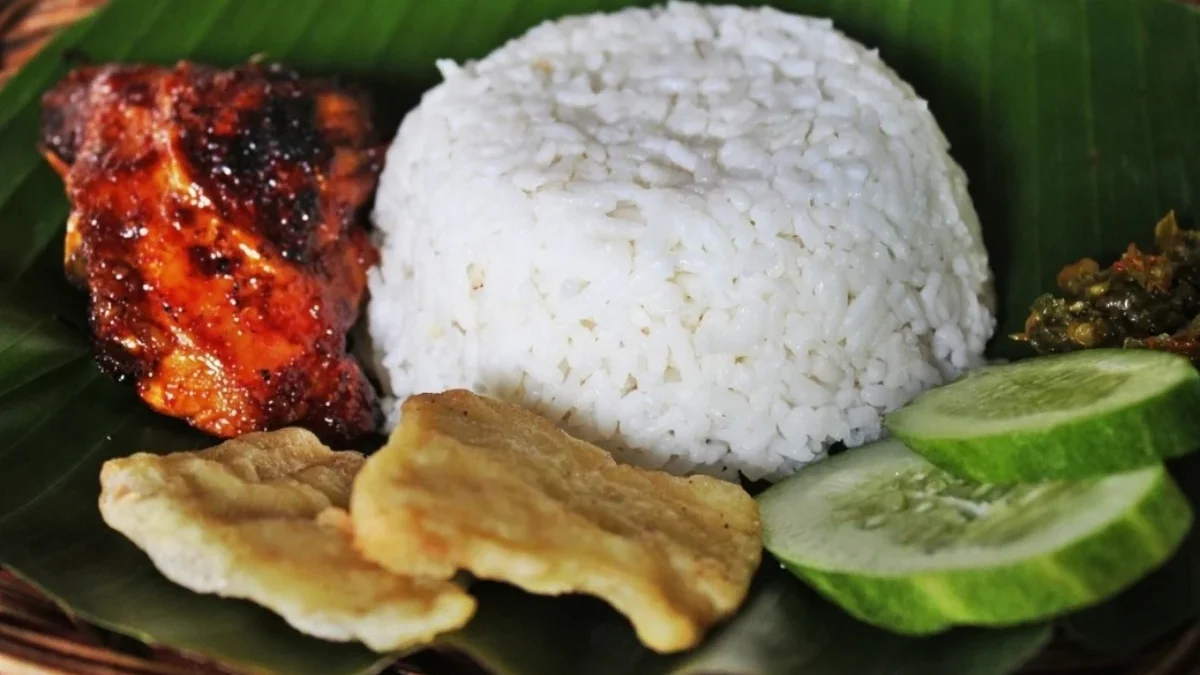 Nasi ayam bakar