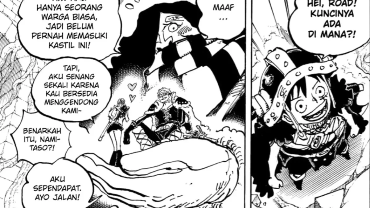 Salah satu momen manga One Piece 1137