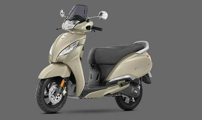 TVS Callisto 125 varian warna Khaki Brown