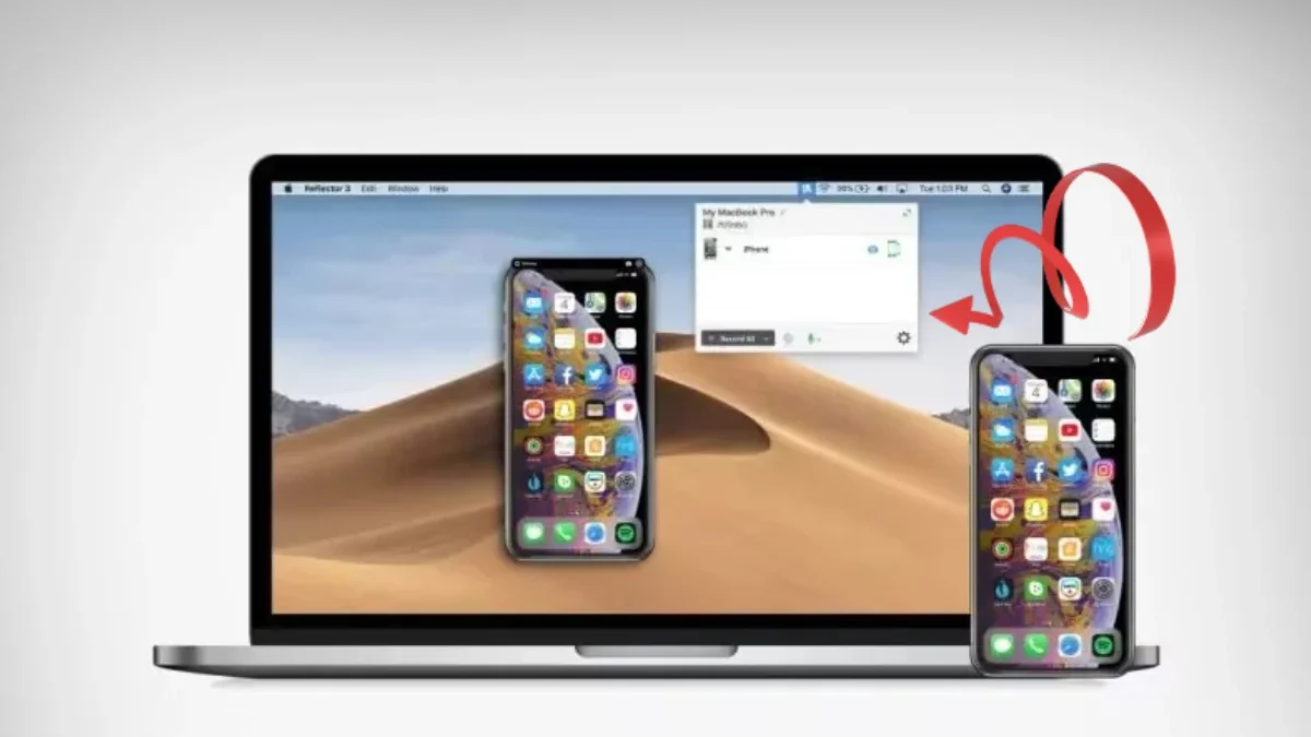 iPhone ke MacBook