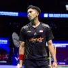 Yohanes Saut Marcellyno Kalah di BAMTC 2025