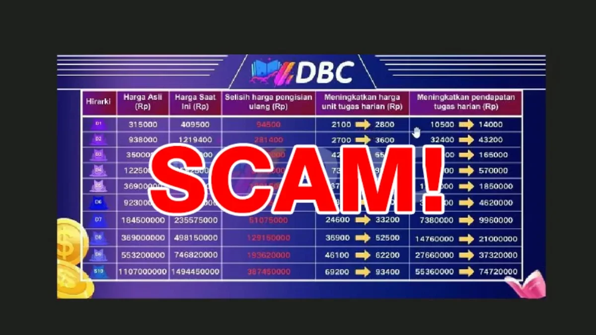 Aplikasi DBC Scam