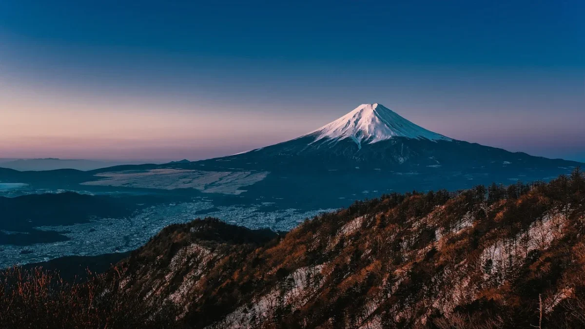 Pemandangan Gunung Fuji Jepang