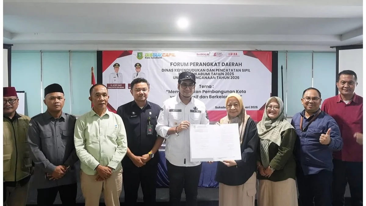 FPD Disdukcapil Kota Sukabumi Ajang Strategis Susun Rencana Kerja Ist