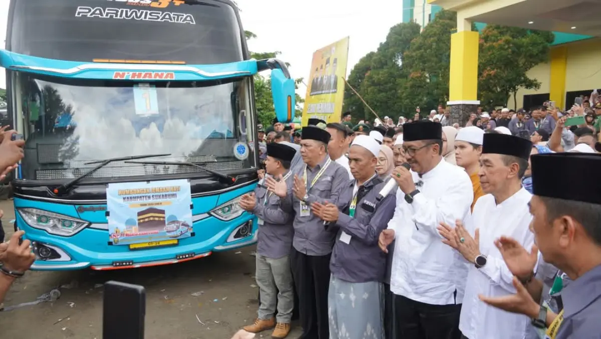 Bupati Lepas Ratusan Calhaj Kloter 6 Asal Kabupaten Sukabumi Istimewa