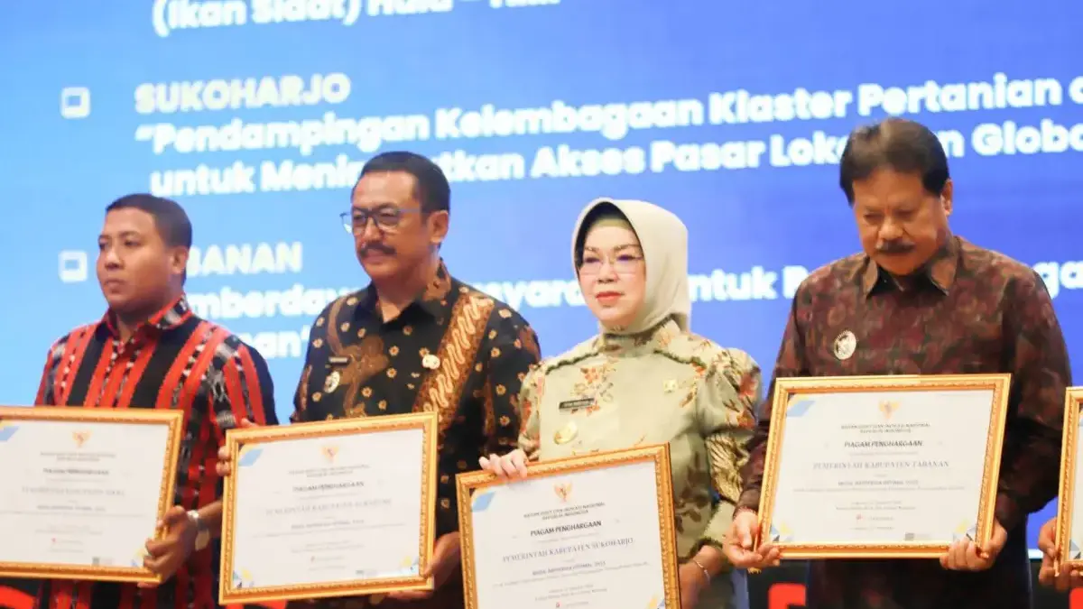 Pemkab Sukabumi Terima Apresiasi BRIDA/BAPPERIDA Optimal 20205 Istimewa