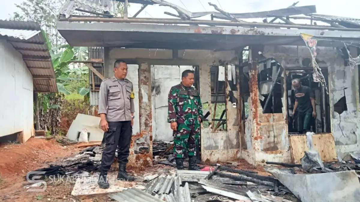 Niat Memasak, Berujung Petaka: Rumah di Purabaya Terbakar Disambar Api Istimewa