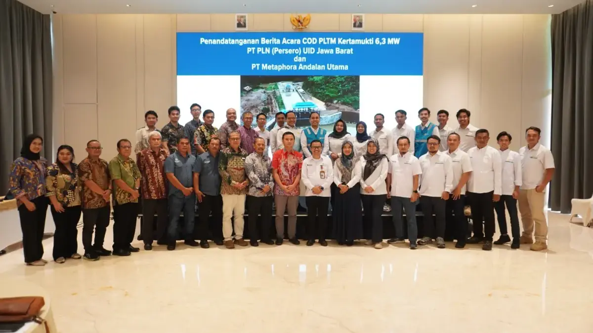 PLN Sukabumi Resmikan Pengoperasian PLTMH Kertamukti ke Penyulang Bagbagan, Dukung Energi Terbarukan Ist