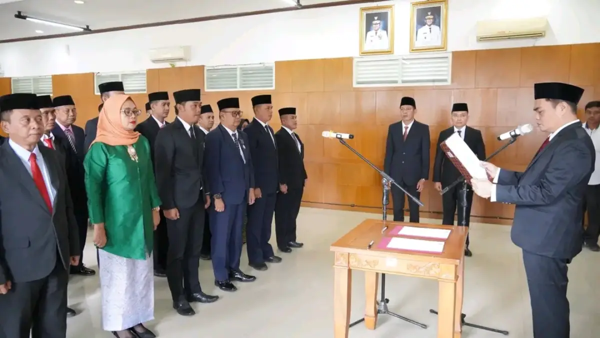 Puluhan Camat di Kabupaten Sukabumi Dilantik Sebagai PPATS Istimewa