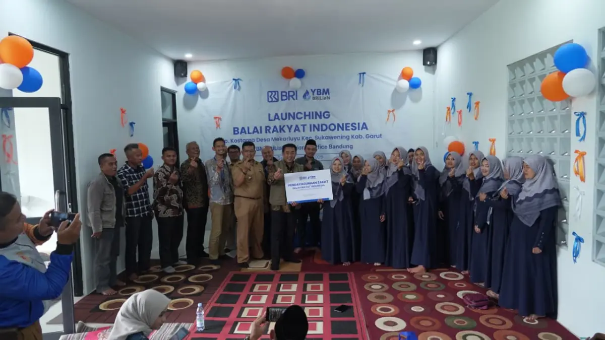 YBM BRILiaN Resmikan Balai Rakyat Indonesia di Sukawening Garut, Dorong Kemandirian Masyarakat BRI
