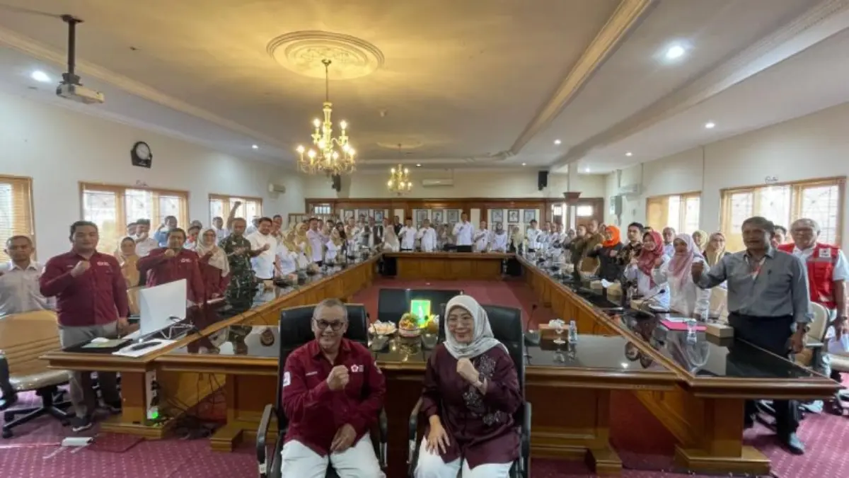 PMI Kota Sukabumi Evaluasi Pelaksanaan Bulan Dana Tahun 2025 Istimewa