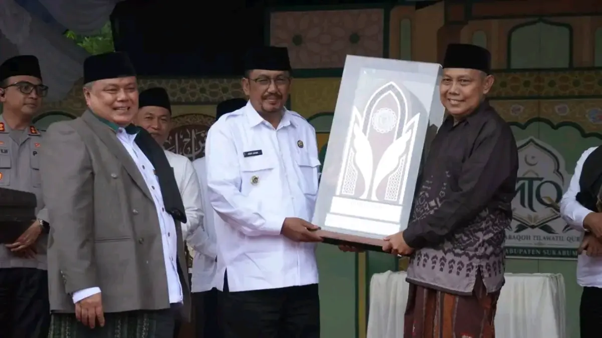 Kecamatan Waluran Juara Umun MTQ Tingkat Kabupaten Sukabumi Istimewa