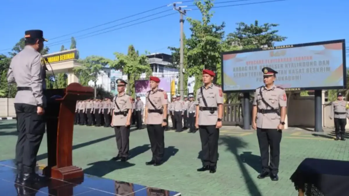 Rotasi dan Mutasi Pejabat di Lingkungan Polres Sukabumi Istimewa