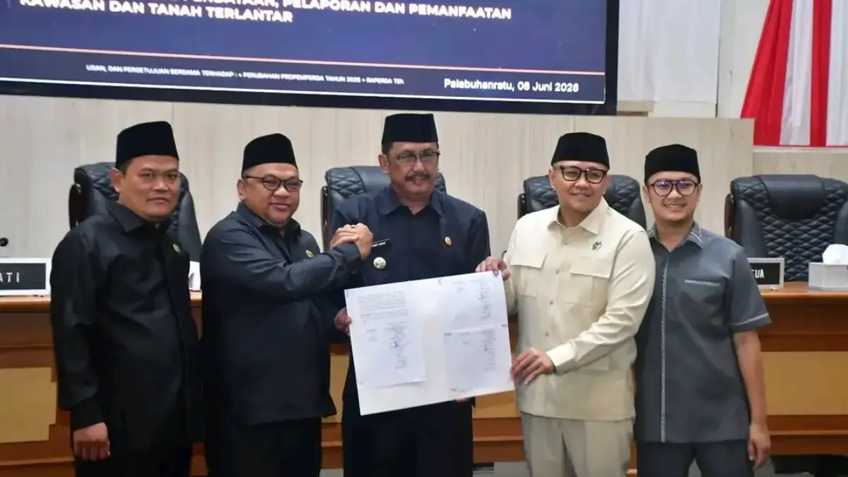DPRD dan Pemkab Sukabumi Sepakati Dua Raperda dalam Rapat Paripurna Istimewa