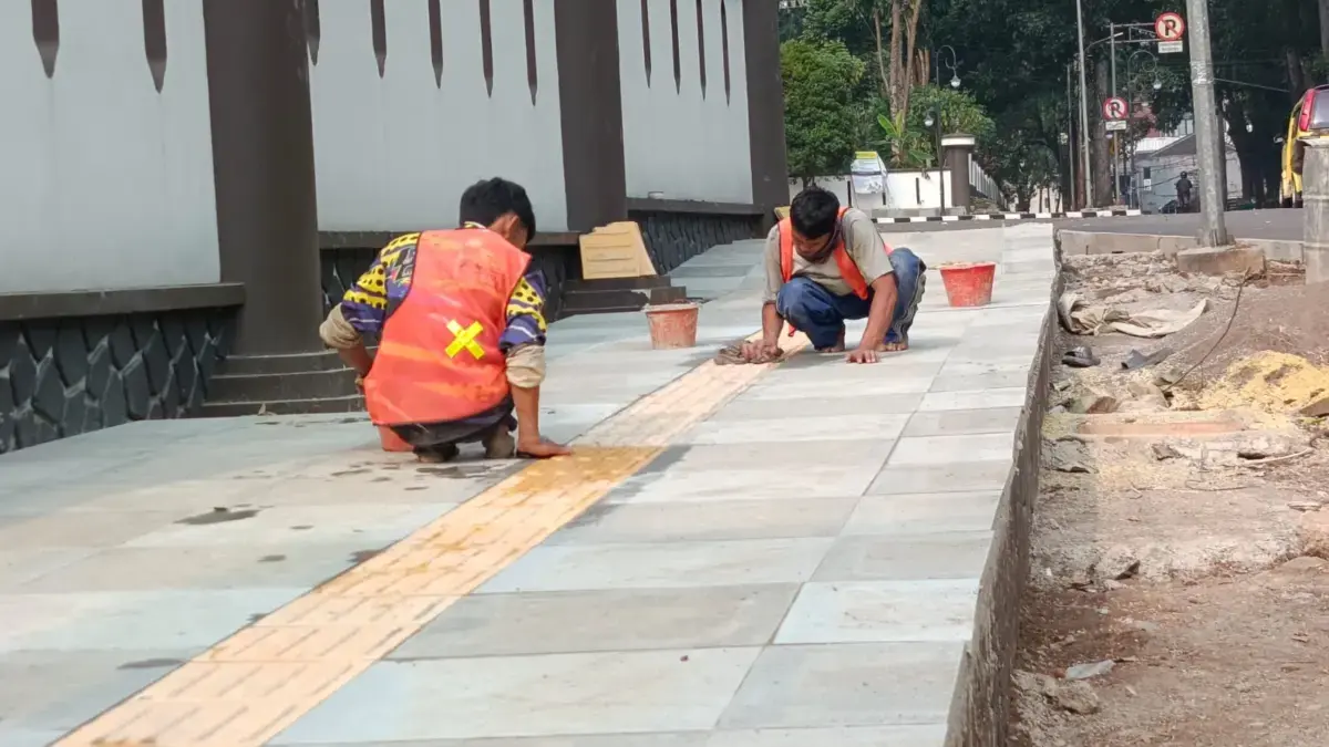 Jalur Pedestrian Bhayangkara Makin Ciamik, Warga Apresiasi Upaya Penataan Infrastruktur Istimewa